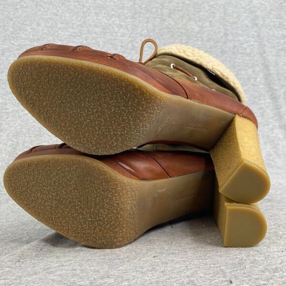 Rockport Booties Womens 8.5 Courtlyn Duck Upper Leather Adiprene Lined Roll Down - Picture 8 of 16